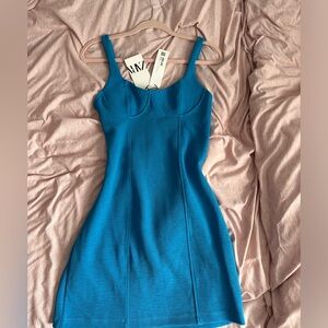 NWT Zara Royal Blue Dress